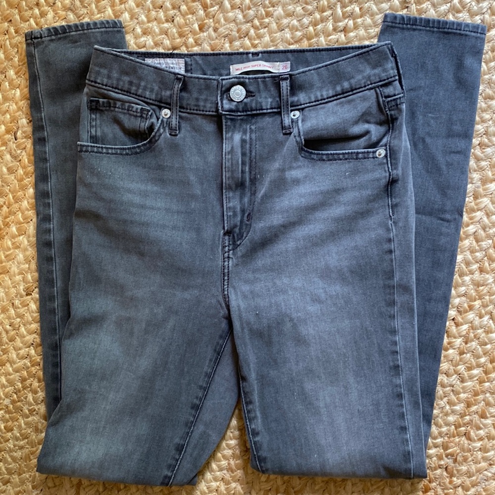 Levi’s mile high super skinny jeans
